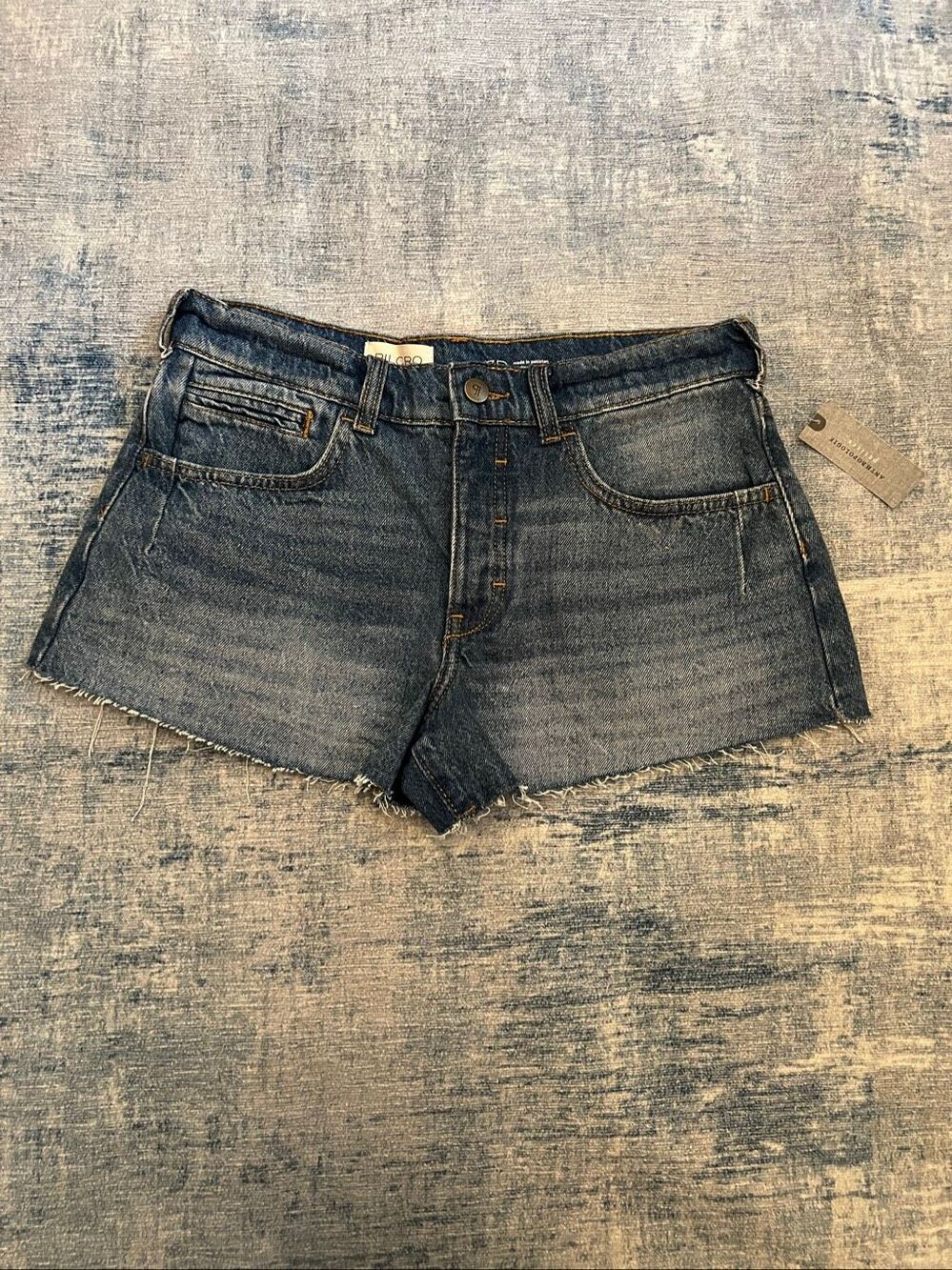 NWT! Pilcro by Anthropologie Forsythia Wash The Everyday Denim Shorts 27 Petite